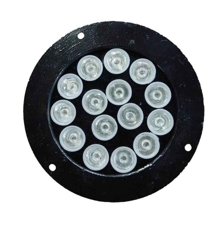 چراغ استخری رینگ دار (غلاف دار)۱۵ وات تابان توس-روبرو