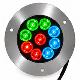 چراغ استخری رینگ دار ۹ وات مولتی کالر RGB (آر جی بی) توکار و روکار برند تابان توس